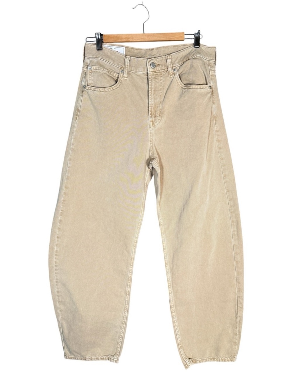 🍨 GAP Barrel High Rise Jeans 100% Cotton Brown Lagenlook